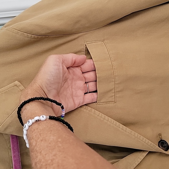 J. Peterman Jacket Sport Coat Blazer Work Field Travel Camel Color Sz 46 Or XL - Picture 4 of 11